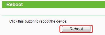 Reboot page.