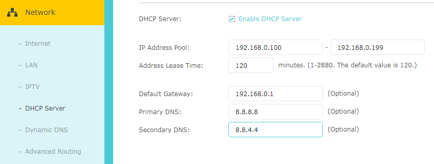 Change DNS Server.
